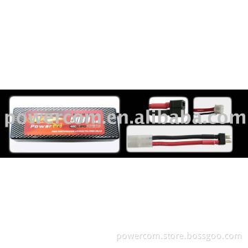 7.4V 5000mAh 40C Hard Case LiPo Race Pack